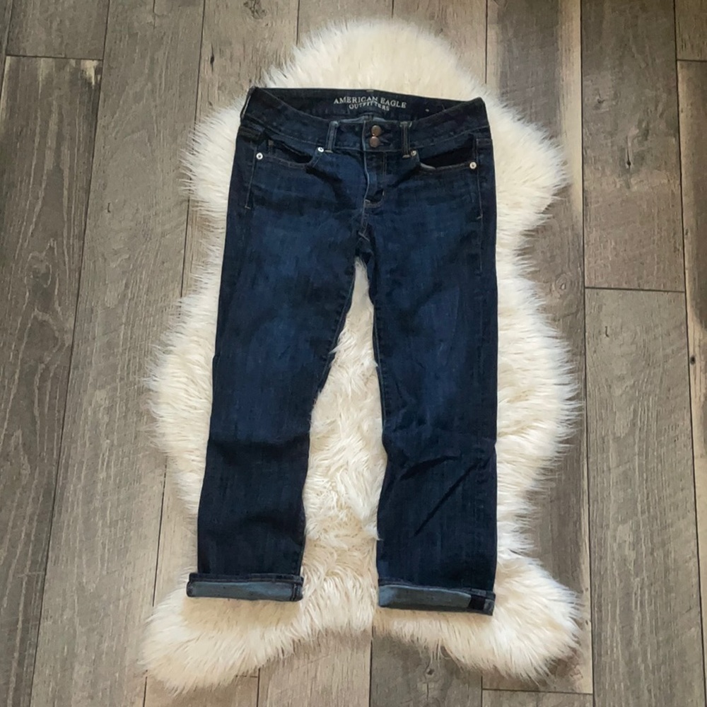 American Eagle artist crop low rise capris